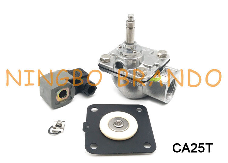 CA25T G1 Inch Right Angle Electromagnetic Pulse Jet Valve For Dust Collector Threaded Connection