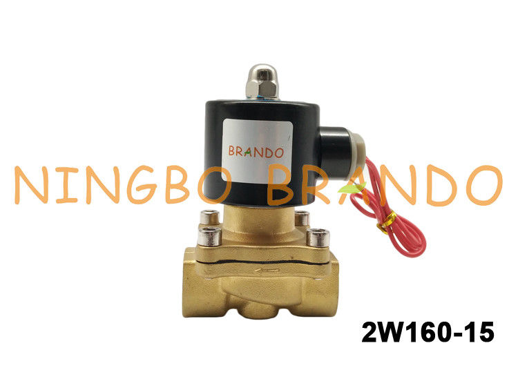1/2'' UNI-D Type UD-15 2W160-15 Brass Solenoid Valve AC220V AC110V DC24V For Water Gas Oil