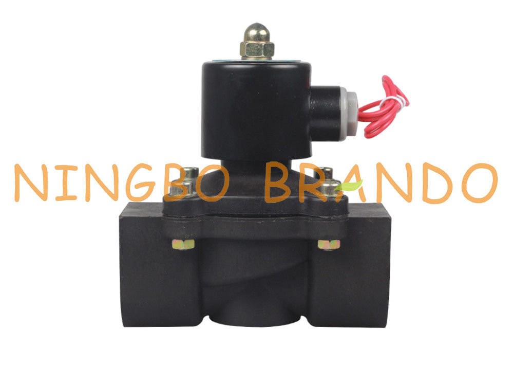 2 Way Normally Closed Plastic Electric Water Solenoid Valve 2" 12VDC 24VDC 220VAC