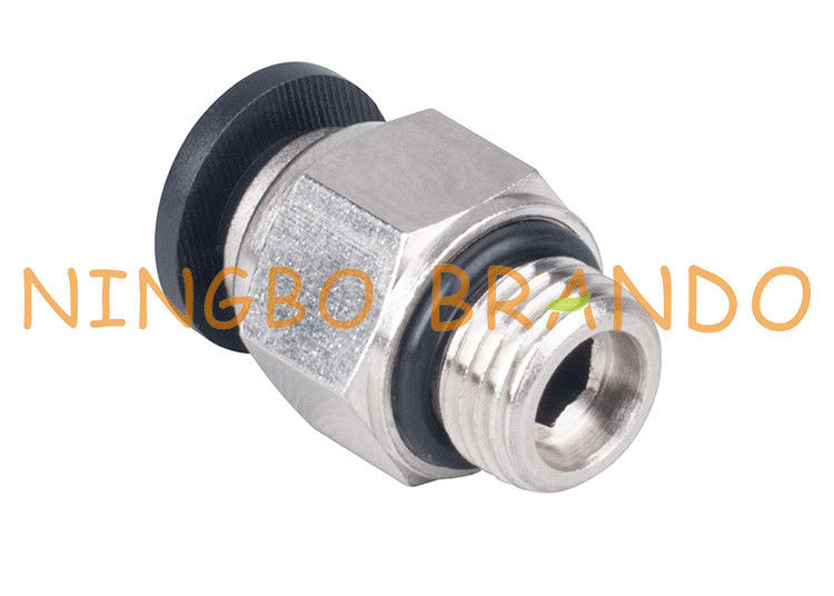 1/2'' 12mm PC12 Male Straight Push To Connect Plastic Pneumatic Hose Fittings