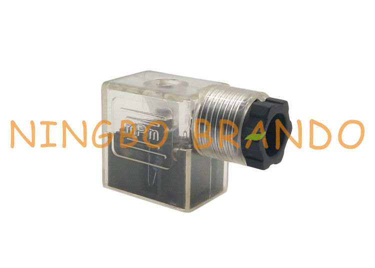 MPM 2 +1 GND 11mm Field Wire DIN 43650 B Solenoid Coil Connector