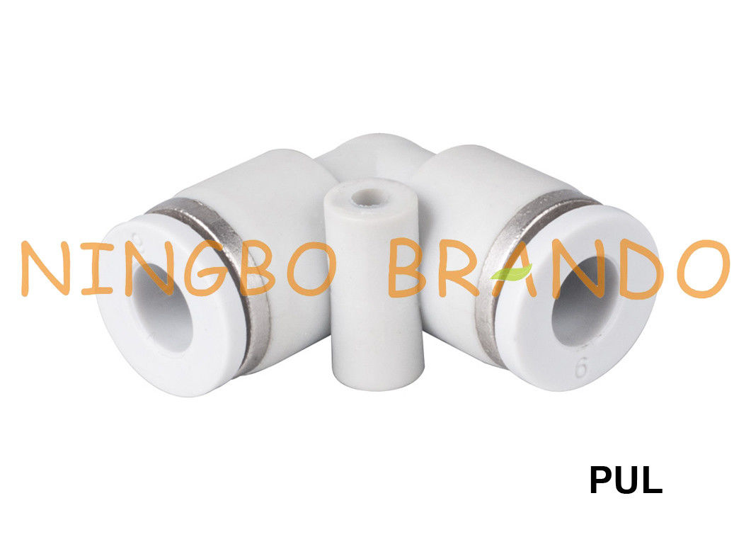 PUL Union Elbow Plastic Pneumatic Quick Fitting 1/8'' 1/4'' 3/8'' 1/2''