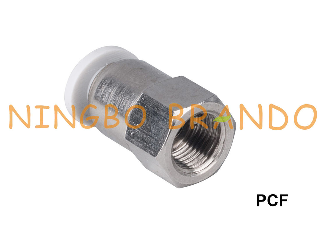PCF Female Straight Pneumatic Hose Fittings Quick Connect 3/8'' 1/2''