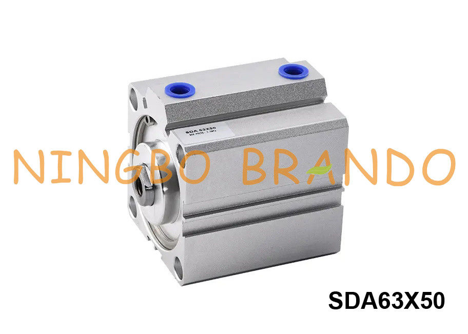 Airtac Type SDA63X50 Compact Cylinder Pneumatic 63mm Bore 50mm Stroke