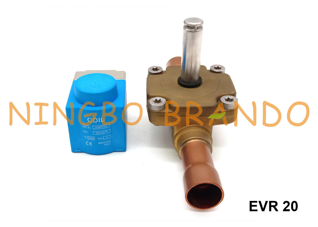 Danfoss Type EVR 20 NC Refrigeration Solenoid Valve 7/8'' 24VDC 220VAC