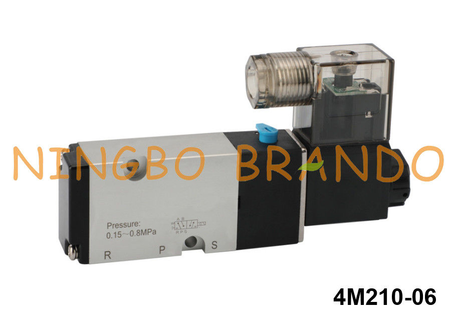 4M210-06 Airtac Type Namur Plate Solenoid Valve 5/2 Way