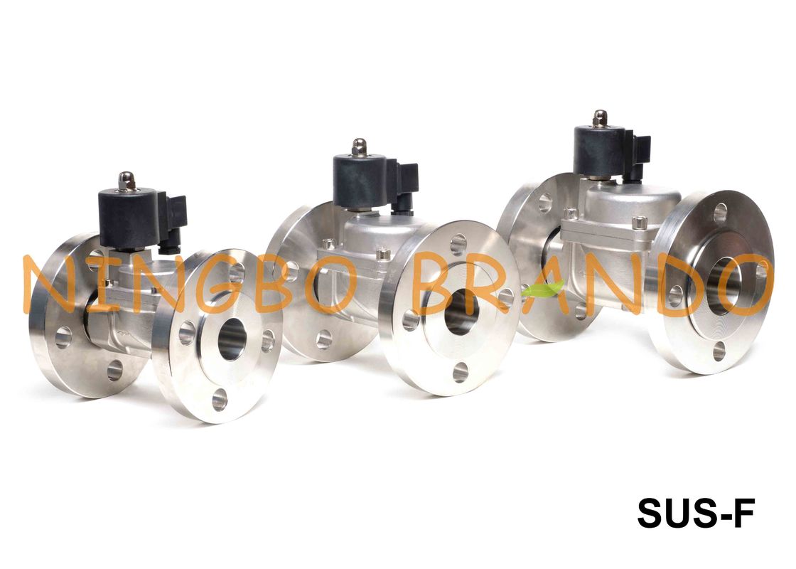 Flanged Stainless Steel Solenoid Valve 1/2'' 3/4'' 1'' 1 1/4'' 1 1/2'' 2''