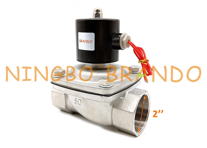 2S500-50 SUW-50 2/2 Way NC 2'' Flow Control SS304 Solenoid Valve
