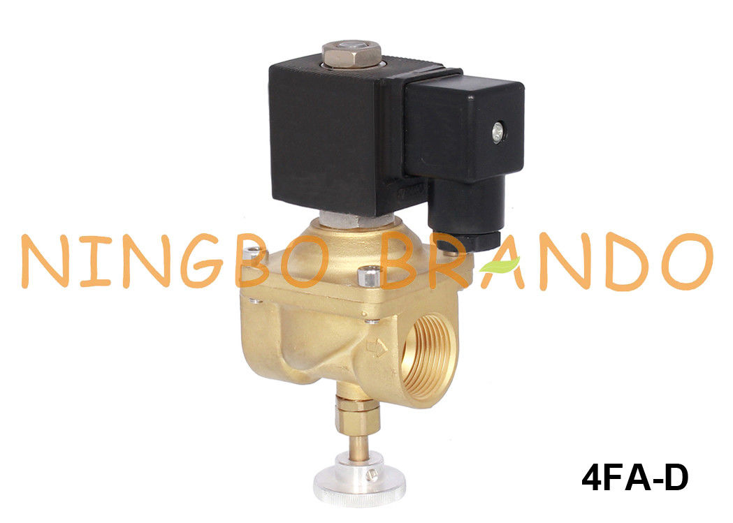 Manual Override Natural Gas Solenoid Valve 1/2'' 3/4'' 1'' 110V 220V AC