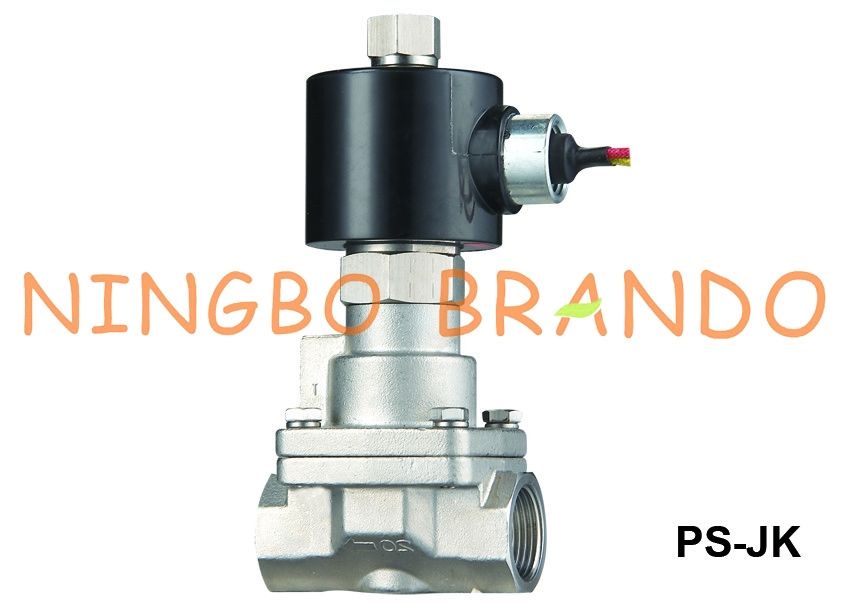 Normally Open Stainless Steel Steam Solenoid Valve 3/8'' 1/2'' 3/4'' 1''