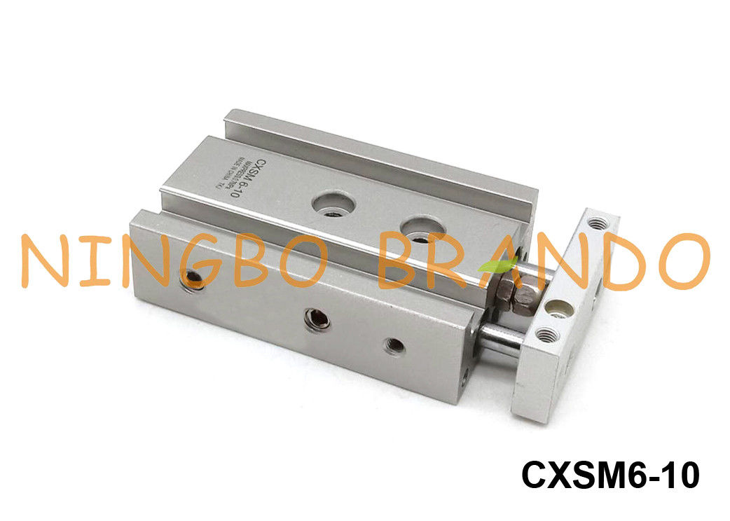SMC Type CXSM6-10 Dual Rod Guided Pneumatic Air Cylinder