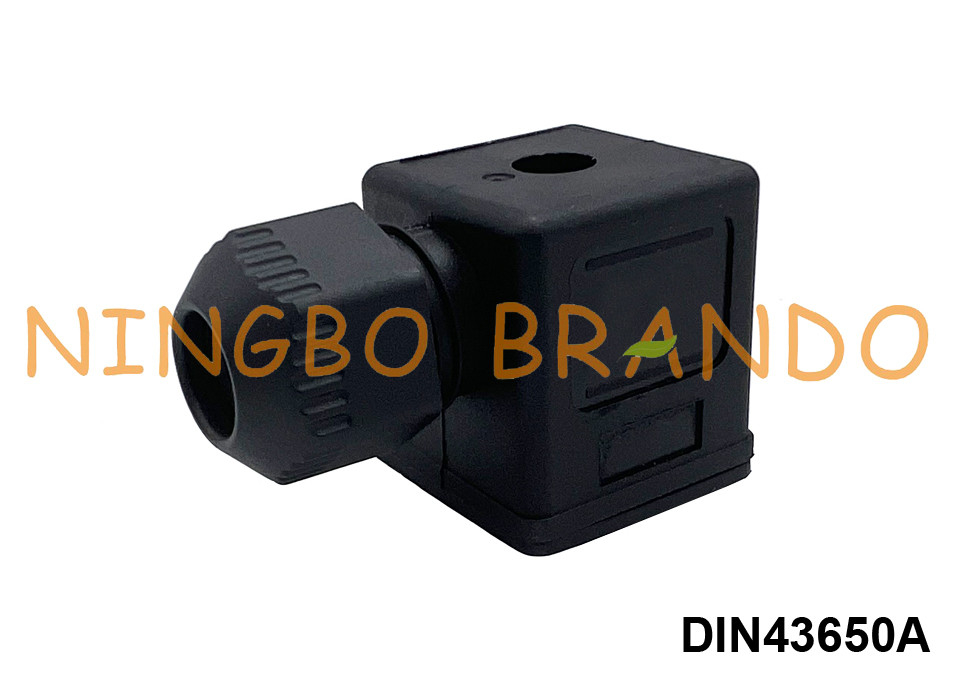 DIN43650A Waterproof IP67 Solenoid Valve Coil Connector DIN 43650 Form A