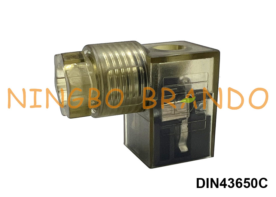 DIN 43650 Form C Solenoid Valve Coil Socket Connector DIN 43650C