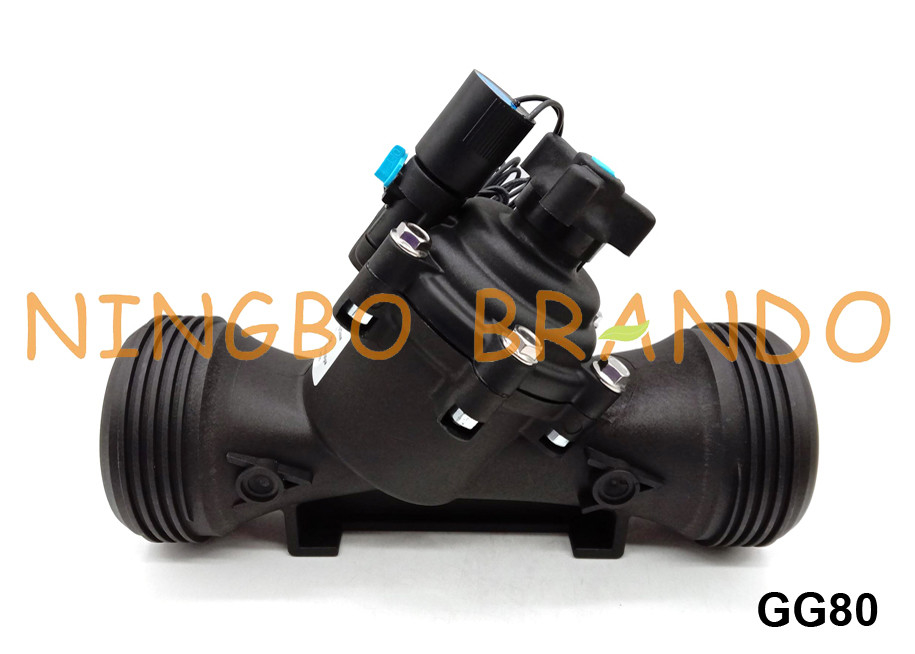 Plastic Irrigation Water Solenoid Valve 2'' 2 1/2'' 3'' 4'' 5'' 6'' 12V 24V