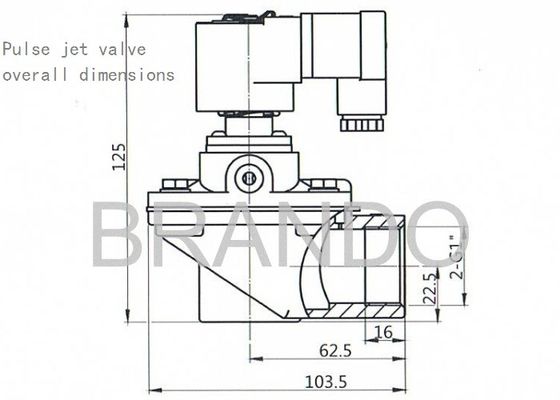 1 Inch CA25T Type Diaphragm Pneumatic Pulse Valve for Dust Bag Filter