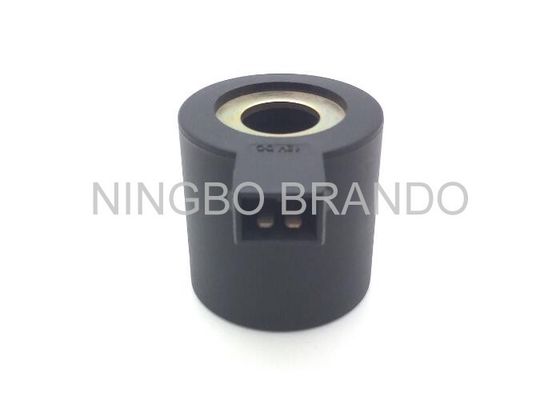 DC 12V H Insulation Class  Black Pneumatic Solenoid Coil For Pulse Jet Valve