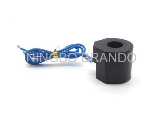 AC220v 24vdc Solenoid Valve Coil , Blue Flying Leads Pneumatic Coil For Solenoid Valve