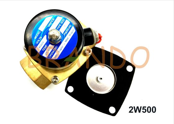 2 Inch Black Square Pneumatic Cylinder Valve 2W500 2" Port Size High Strength