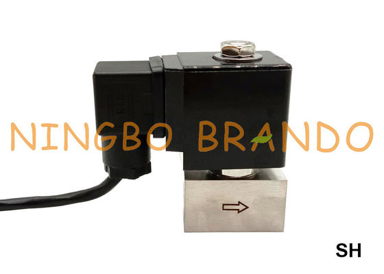 300 bar High Pressure Stainless Steel Solenoid Valve 1/4'' 3/8'' 24V 110V 220V