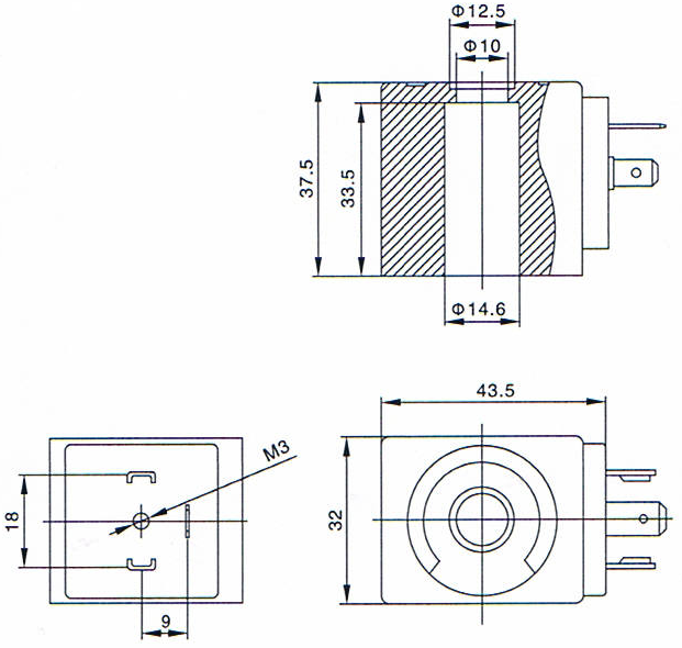 BOBINA ELETTROVALVOLA LUCIFER 110/115V 50Hz 9W BOBINA PARKER 120V 60HZ - Foto 3