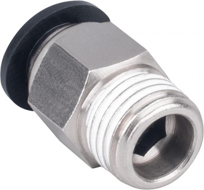 Male Y Type Push To Quick Connect Pneumatic Hose Fittings 1/4'' 8mm