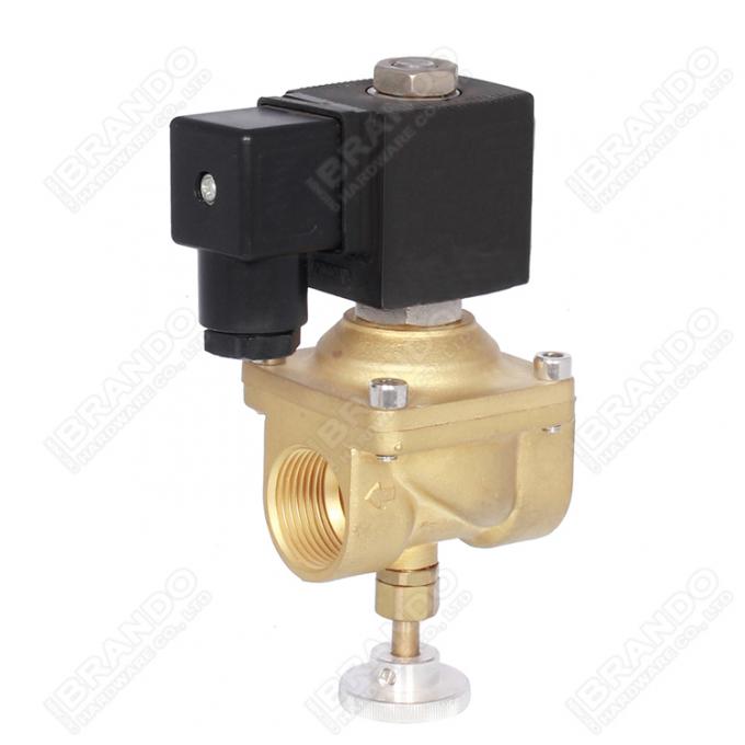 Manual Override Natural Gas Solenoid Valve 1/2'' 3/4'' 1'' 110V 220V AC