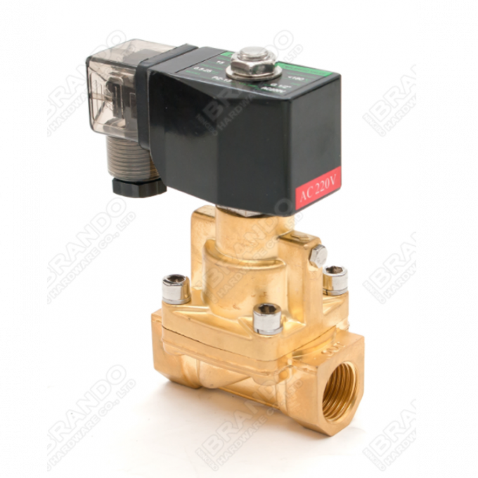thumbnail image 2 of 3/4 Inch NPT Stainless Steel Electric Solenoid Valve – 220V AC, Normally Closed For Steam & Hot Water 2 of 4