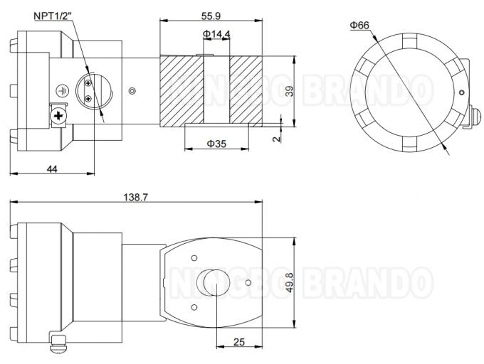 ASCO Type Flameproof Explosion Proof Solenoid Valve Coil VCEF-MXX VCEFCM 0