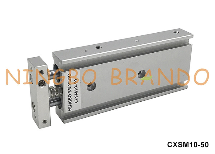 Produktbild von Heschen Doppelstab-Luftzylinder CXSM 10-50 – 10 Mm Bohrung, 50 Mm Hub, Doppelt Wirkend, Gepolstert