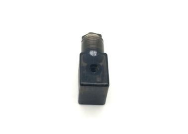 High Precision Din Connectors For Solenoid Valves Light Green Color Plug Lead Type