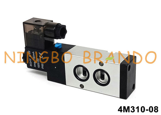 Airtac Type 4M310-08 Namur Pilot Solenoid Valve 5/2 Way 24V 220V