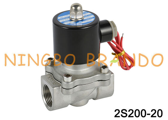 2S200-20 3/4'' 2/2 Way Norally Closed Water Stainless Steel Solenoid Valve