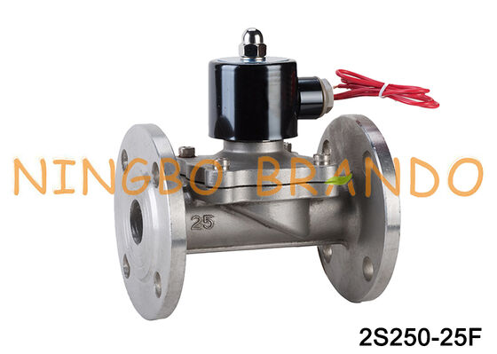 DN25 Flange 2S250-25 2/2 NC Stainless Steel Solenoid Valve