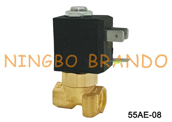 1/8'' 2-Way NC Brass Solenoid Valve for Espresso Coffee Maker Spare Parts 230V 240V